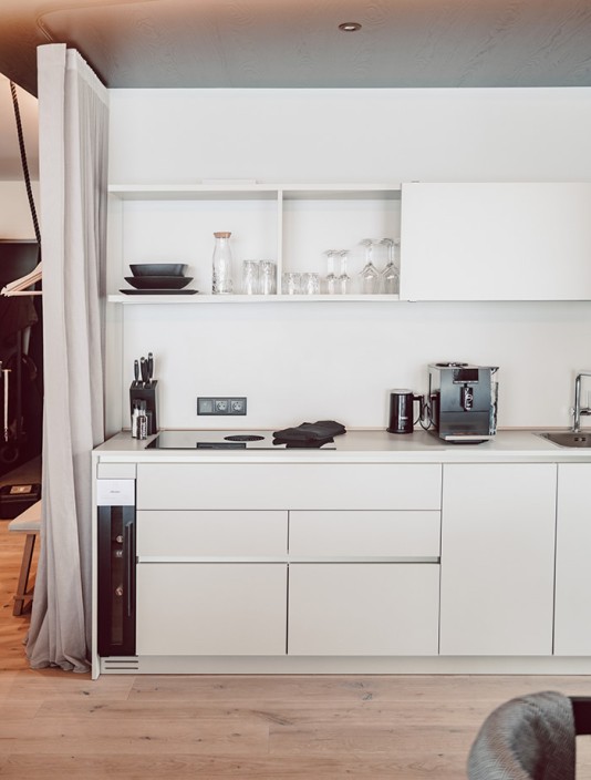 Küchenblock im Luxus-Apartment im Aparthotel JoAnn in Kleinarl