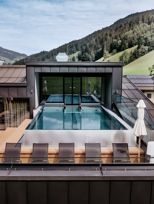 Sky Infinitypool im Sommer