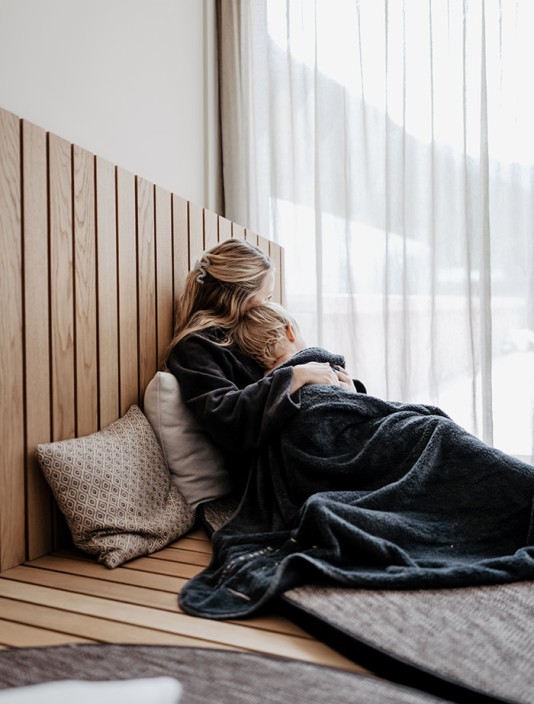 Entspannen mit der Familie