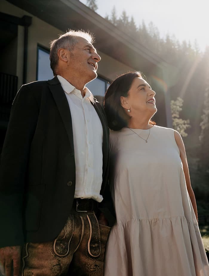 Gastgeber Anneliese und Josef Schernthaner