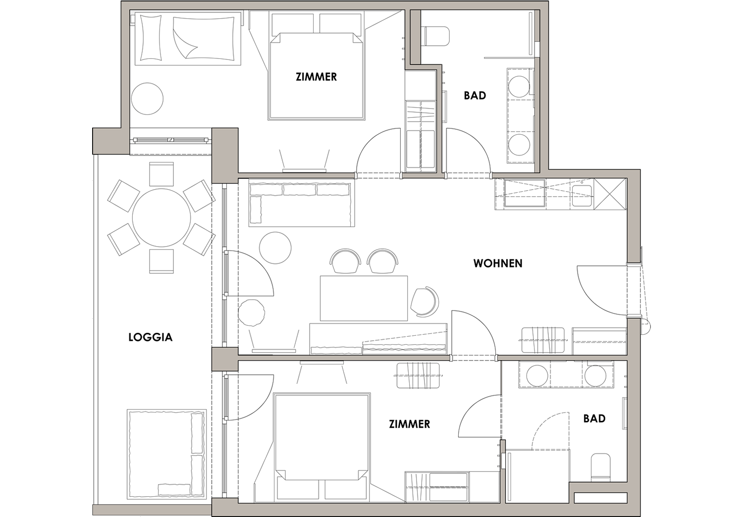 Apartment Grundriss
