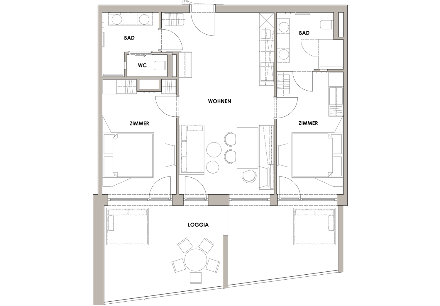 Apartment Grundriss