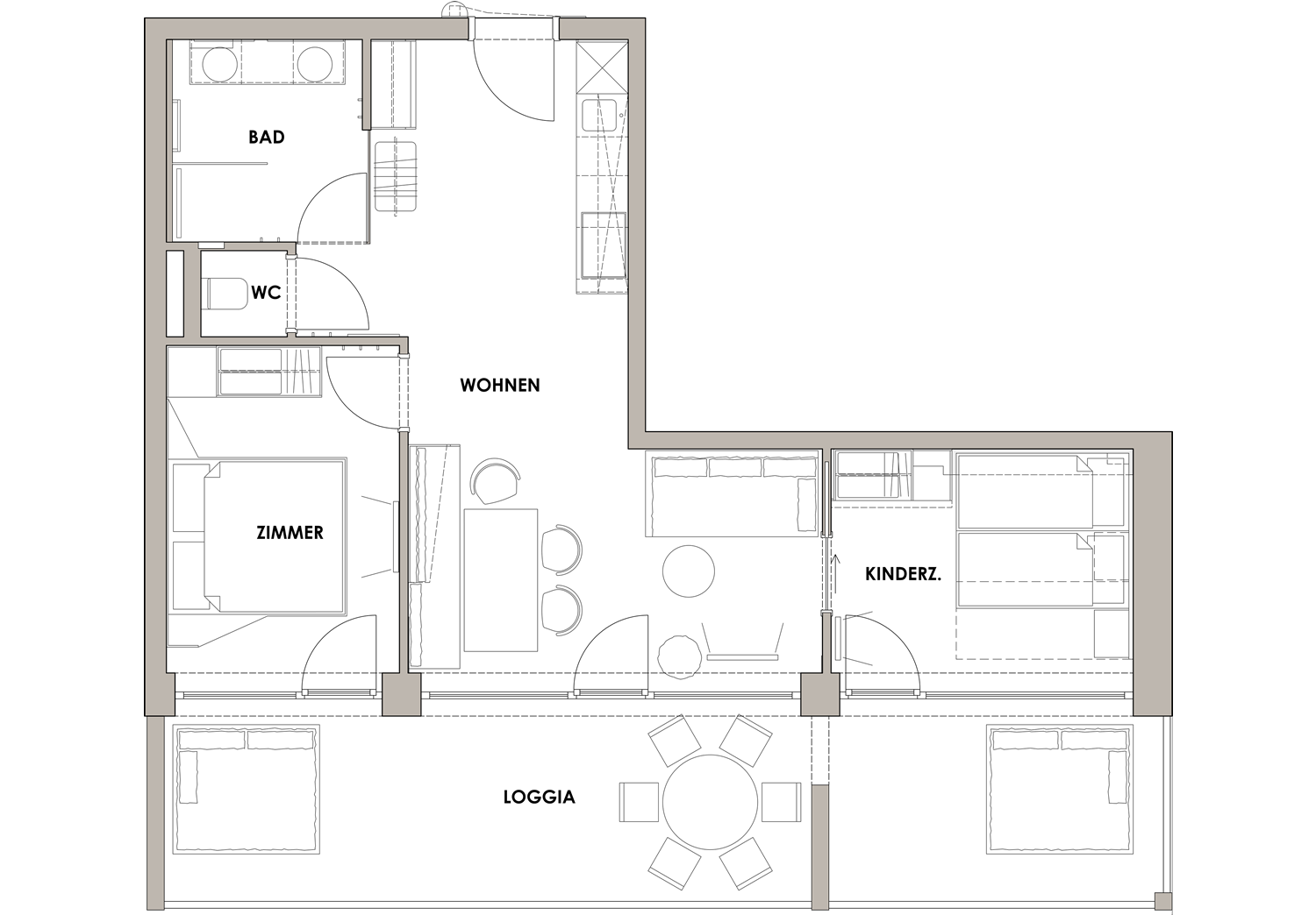 Apartment Grundriss