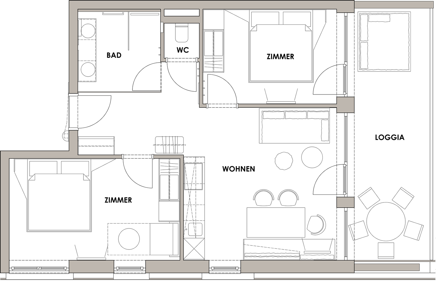Apartment Grundriss