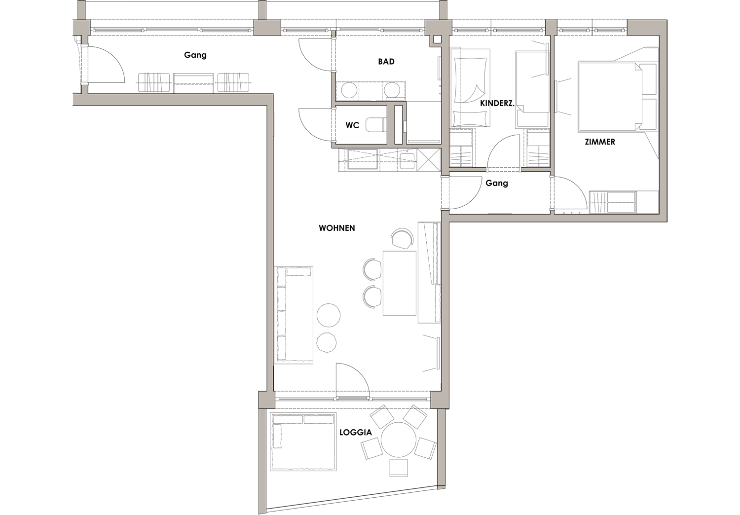 Apartment Grundriss