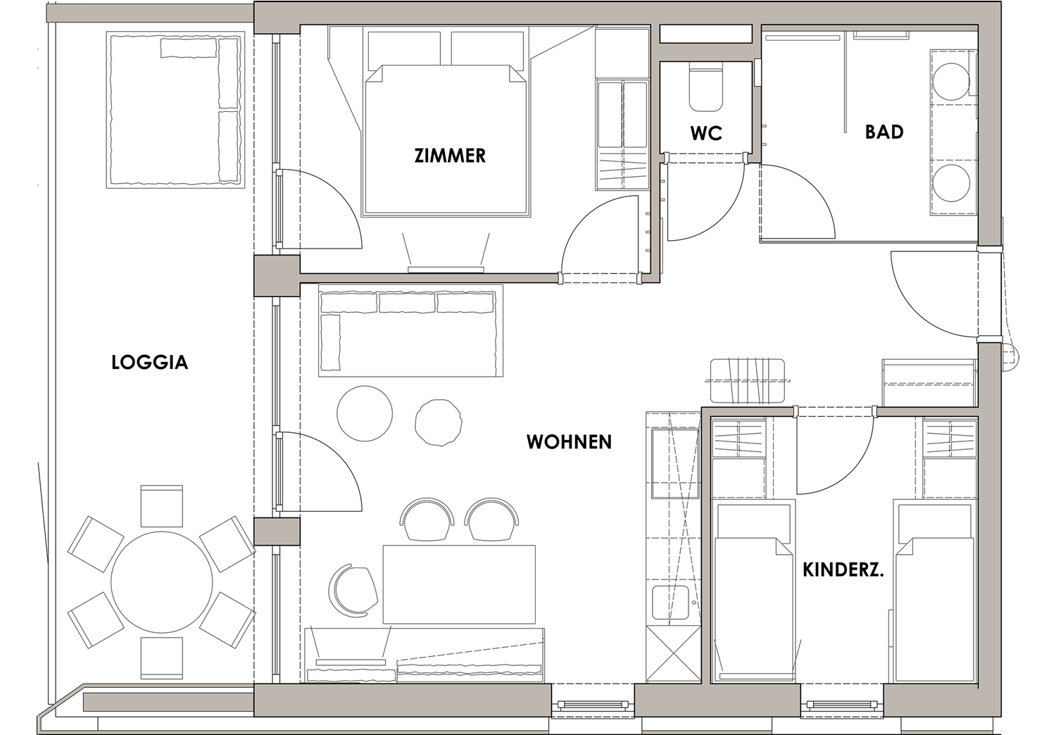 Apartment Grundriss