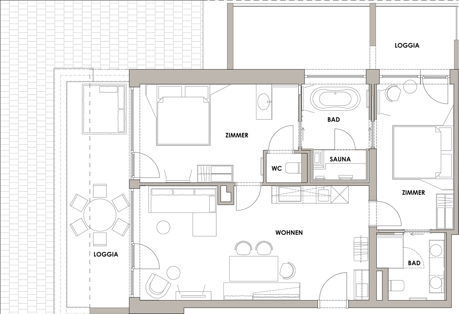 Apartment Grundriss