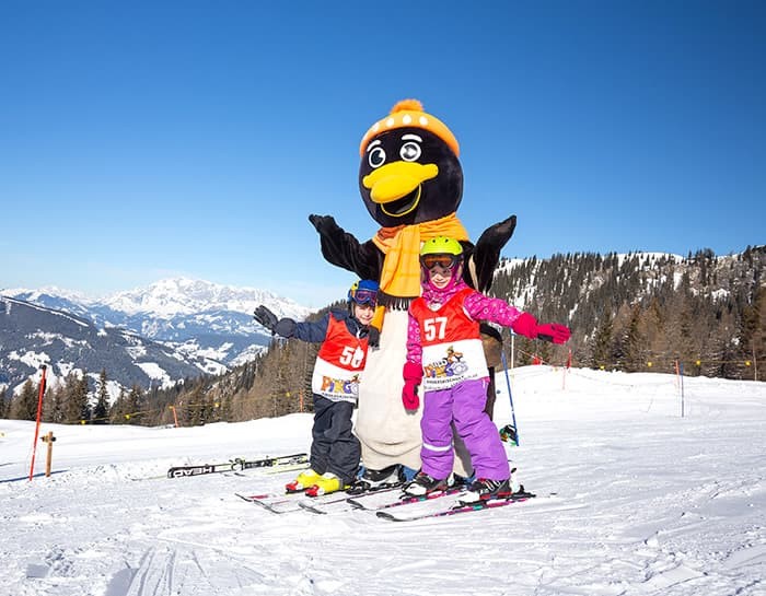 Pingo von der Kinderskischule Kleinarl