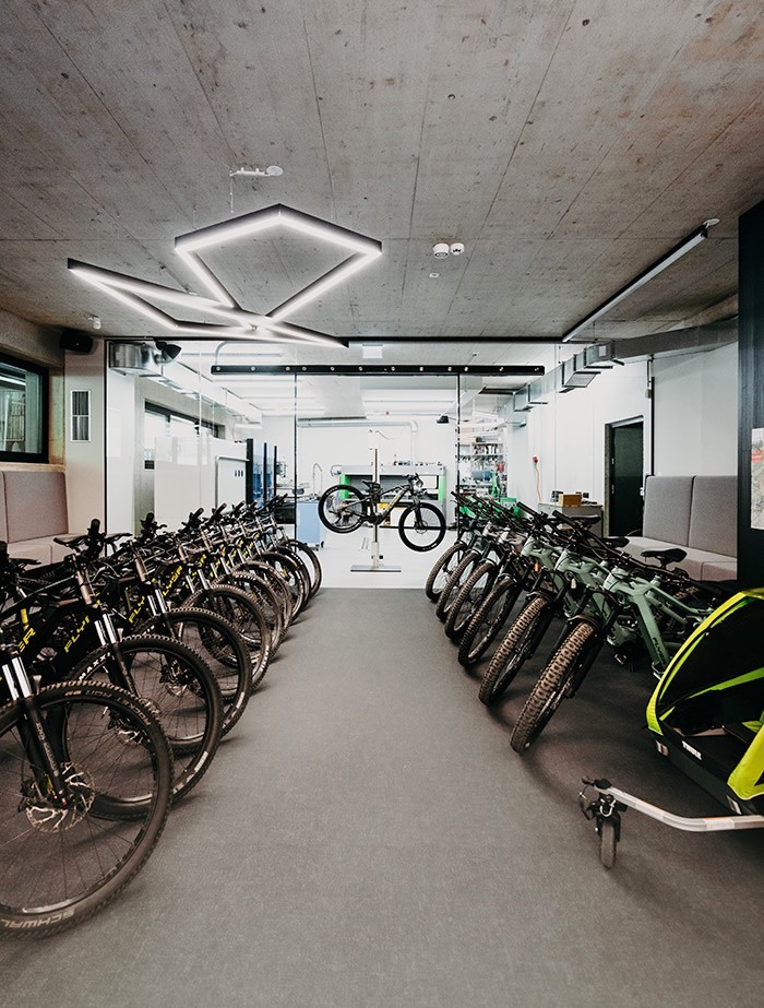 Mountainbike und E-Bike-Verleih und Verkauf bei Schernthaner Sports Shop in Kleinarl