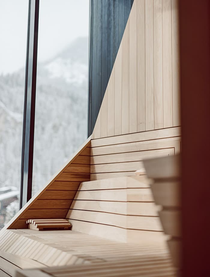 Sky-Sauna mit Panoramablick über das Kleinarltal