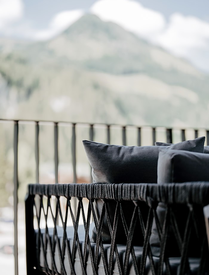 Daybed auf der Loggia vom Apartment Loft